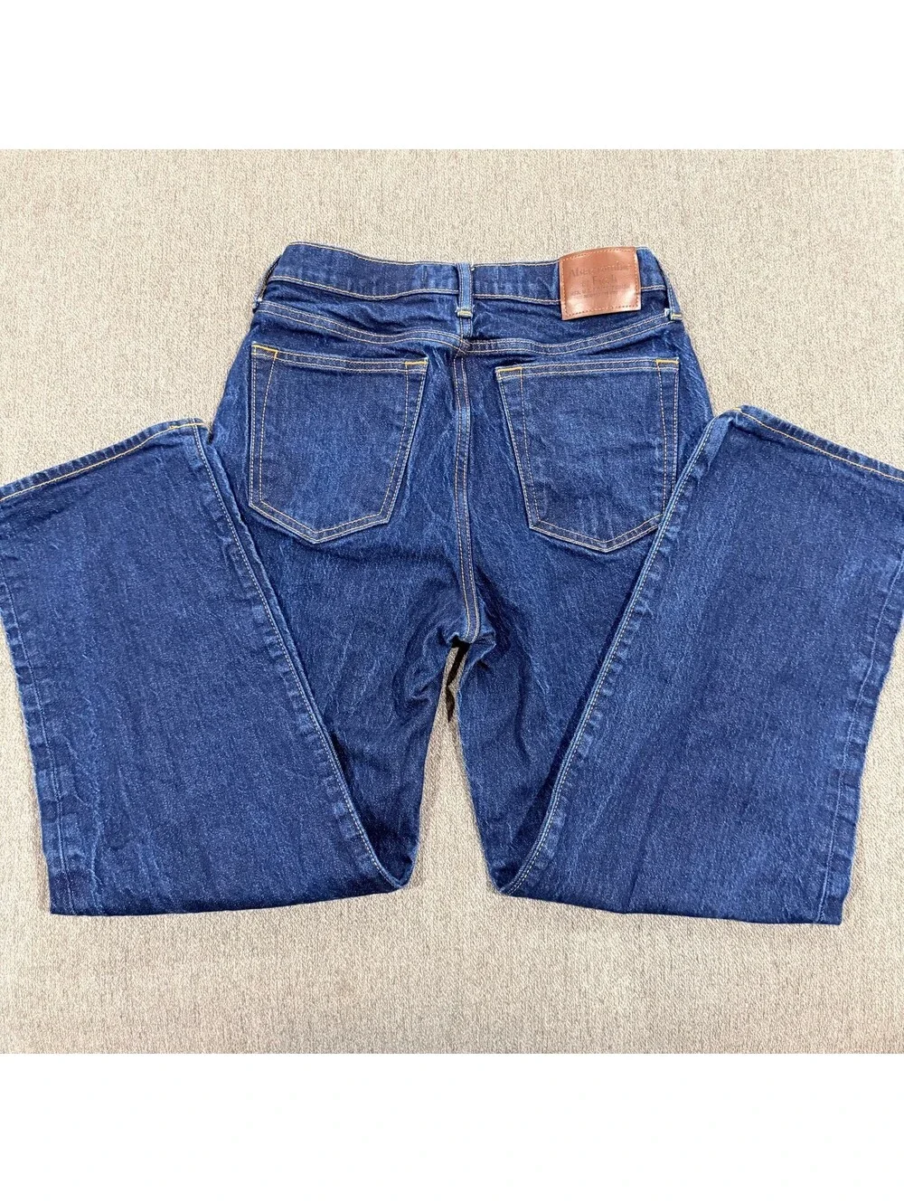 Abercrombie Fitch A&F Vintage Stretch Baggy Jeans Mens 28x30 Dark Wash